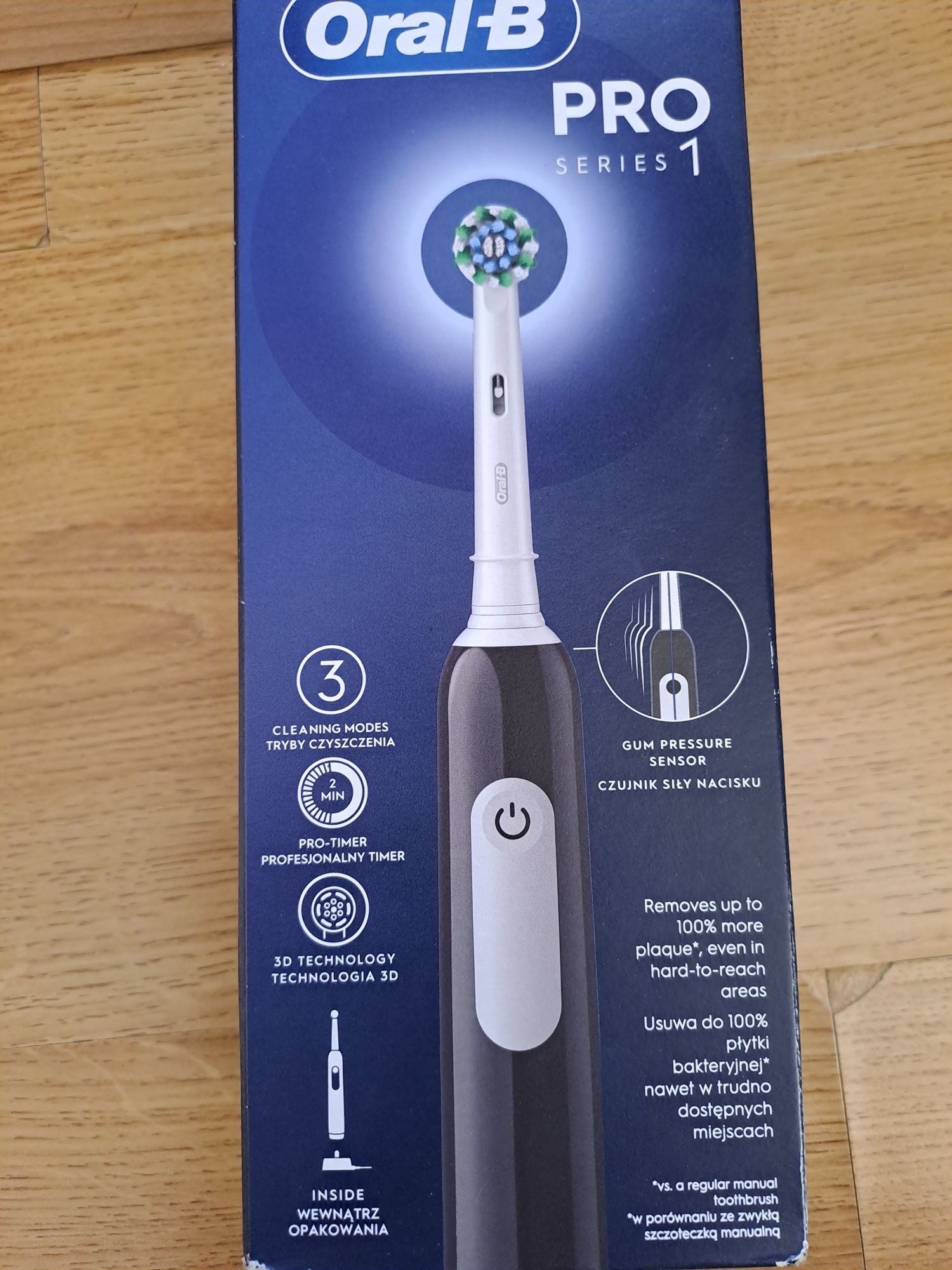 Szczoteczka elektryczna oral-b pro series 1 black oralb czarna