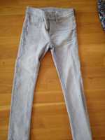 dżinsy firmy Denim, getry firmy HM rozmiar 122