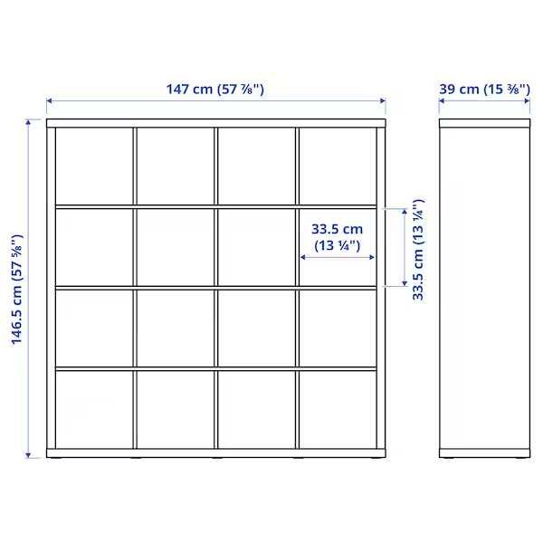 KALLAX Regał, biały, 147x147 IKEA Nowy w kartonach