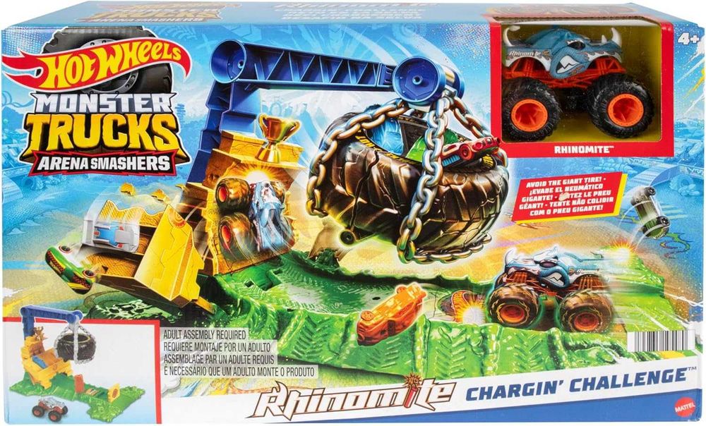 Набір Хот Вілс Hot Wheels Monster Truck Arena Smashers Rhinomite's