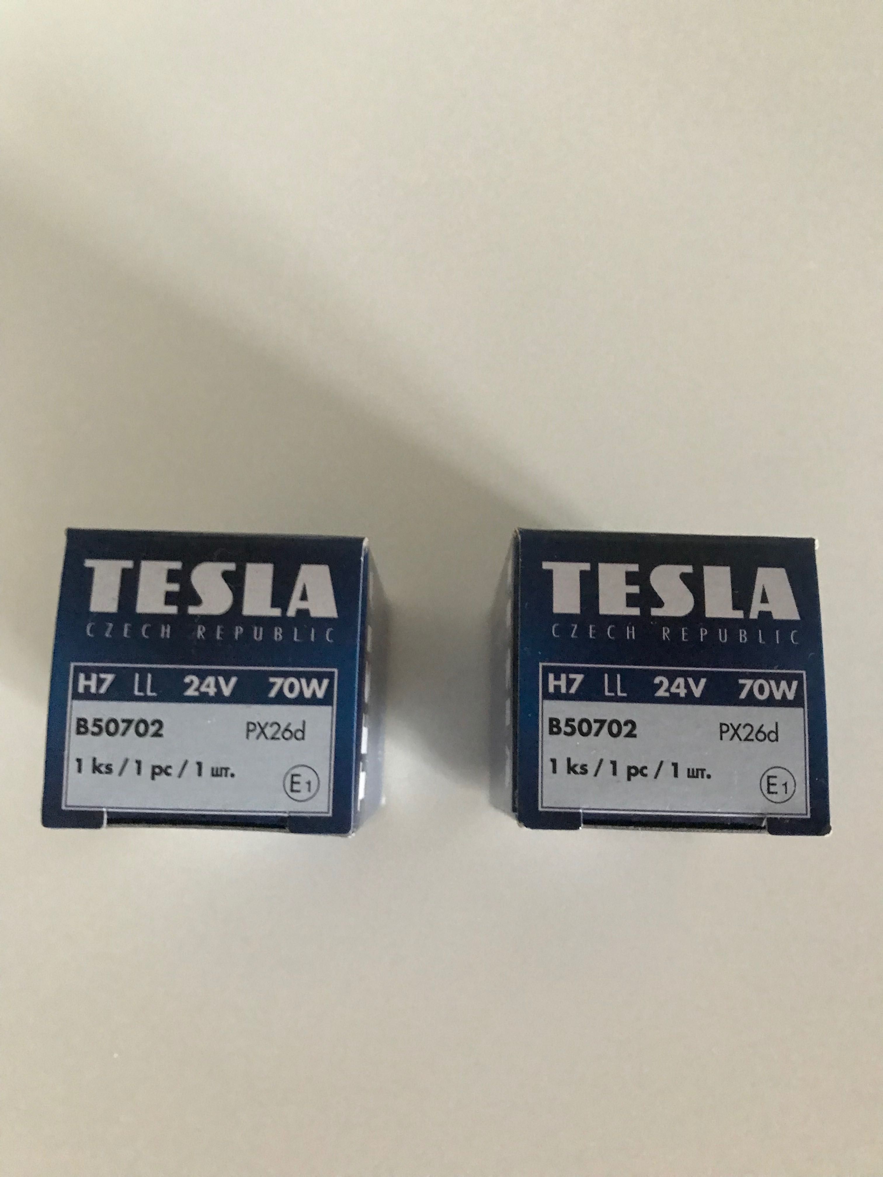 Żarówki h7 24V Tesla 70 W 2szt