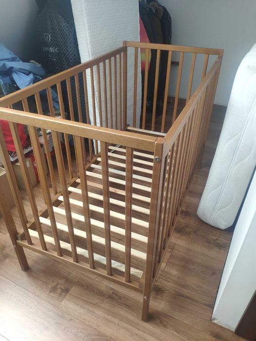 Łóżeczko WOODIES Stardust Cot+Przewijak WOODIES Classic ChangerVintage
