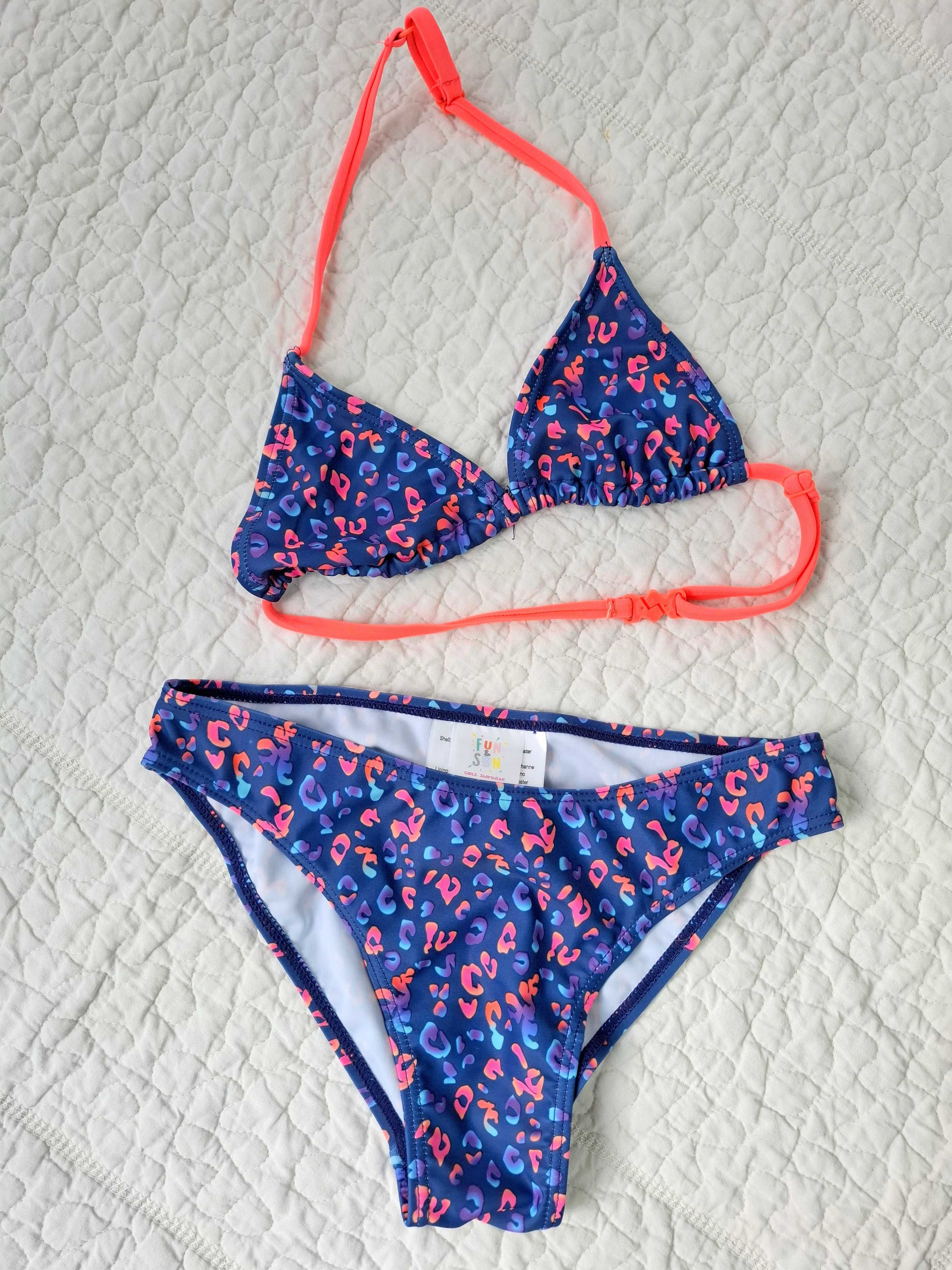 Fun & Sun strój kąpielowy dwuczęściowy bikini 134/140