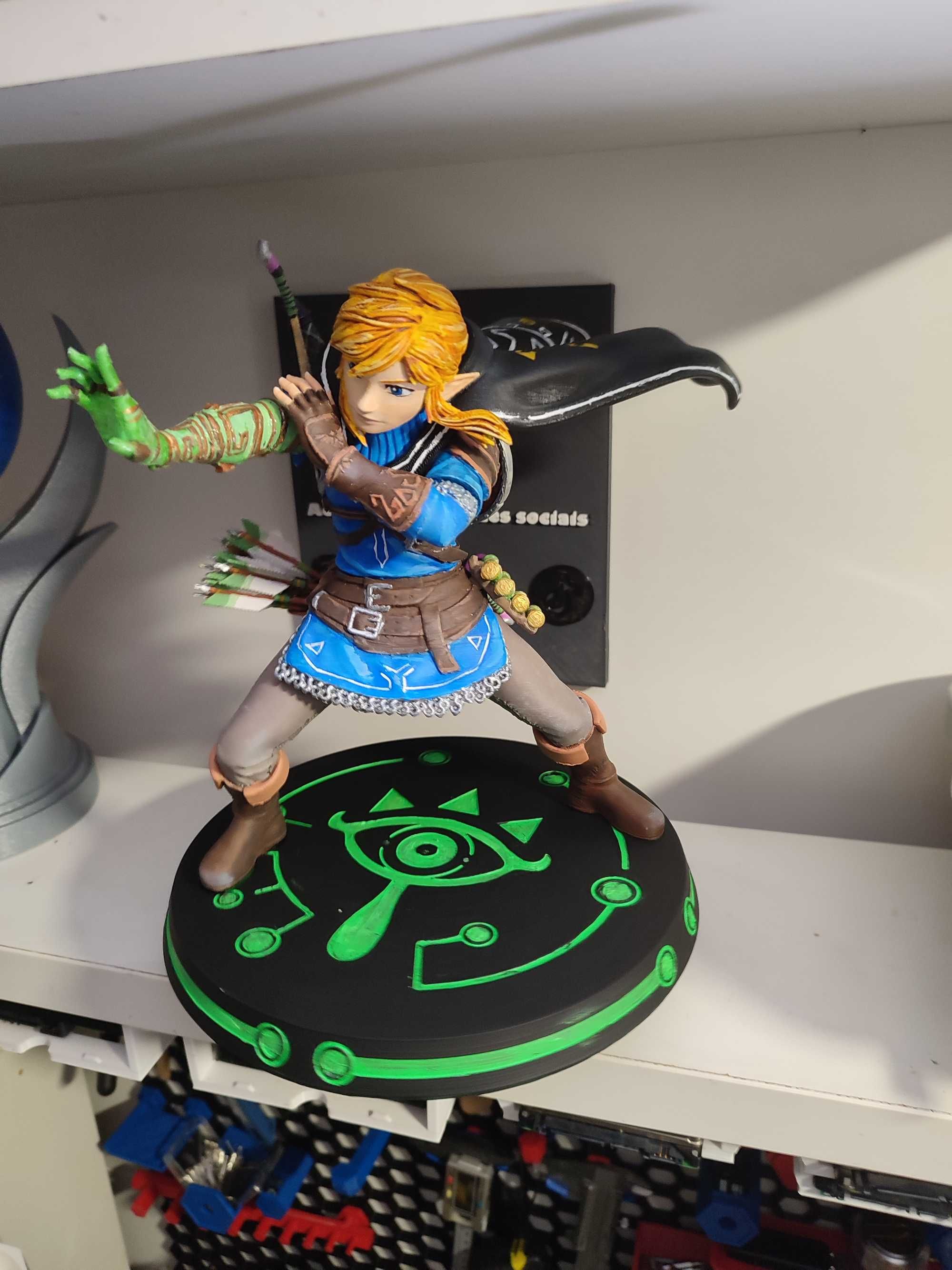 3D RETRO ELETRO - Figuras impressas Gaming XL