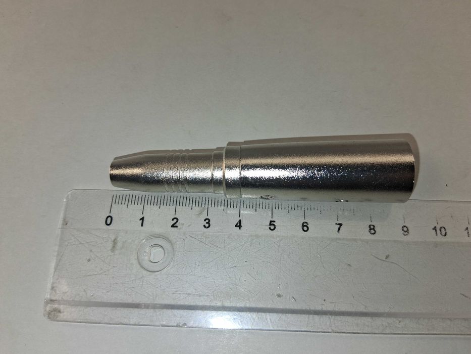 N078 Adapter Przejściówka XLR Męski 3-Pin Jack 6.3mm Żeński Audio