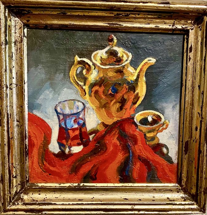 Картини. Натюрморт ,, Червоні макиʼʼ 1995р. Головко В.П.