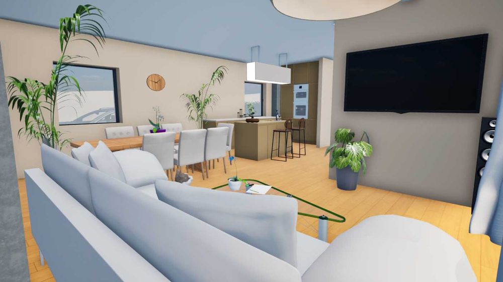 Domy przy lesie w Wilkszynie na granicy Wrocławia