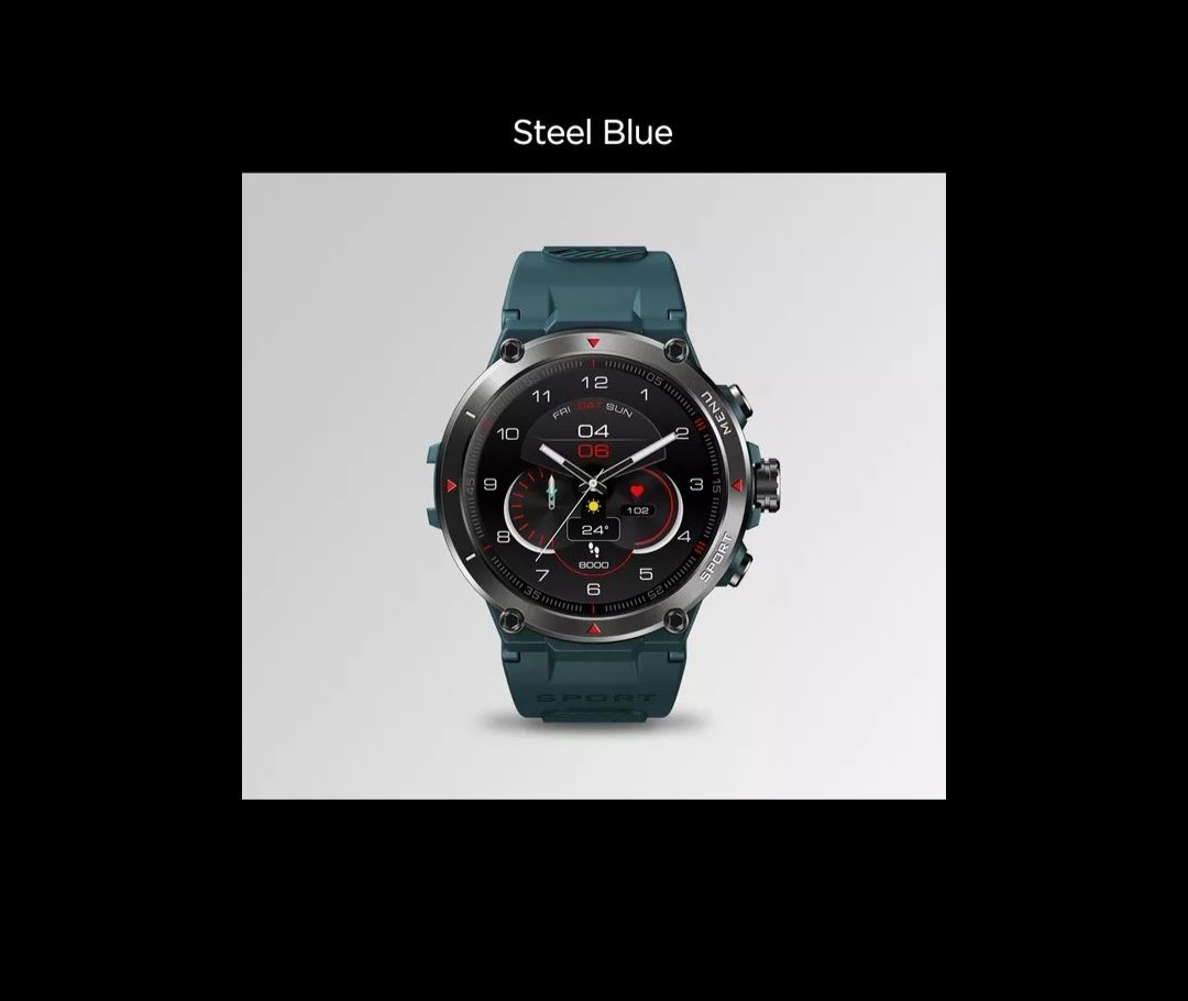 Умные Смарт часы Zeblaze Stratos 2 Amoled GPS 5 ATM новые в наличии