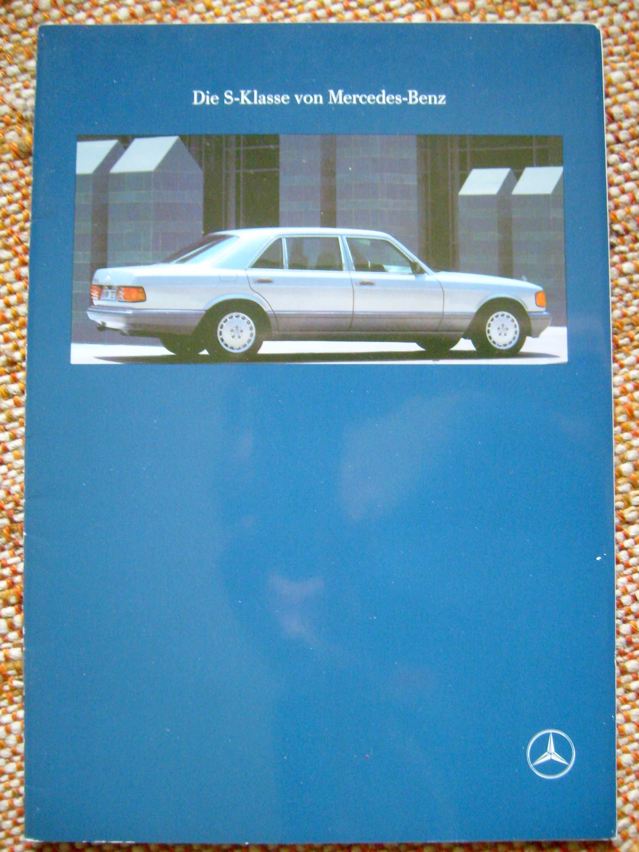 MERCEDES W126 S-Klasse 1990 / 260 SE - 560 SEL / * prospekt 44 strony