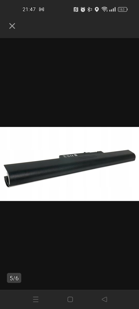 Bateria  do laptopa HP