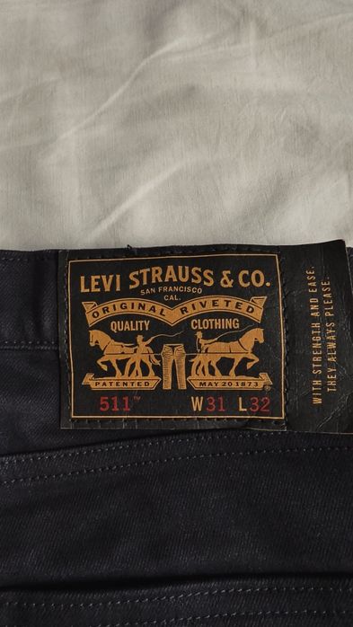 Levi's Strauss czarne 511