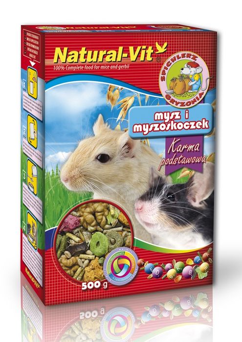 Natural-Vit Spichlerz  ksrma dla Gryzonia - Mysz i myszoskoczków  500g