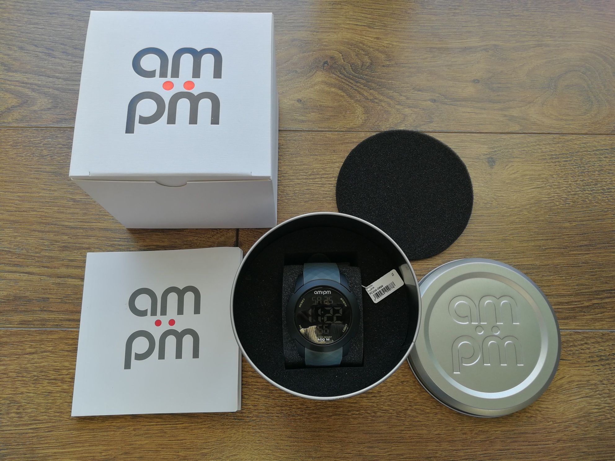 Zegarek AM:PM Digital PC208-G699 Nowy Prezent Apart