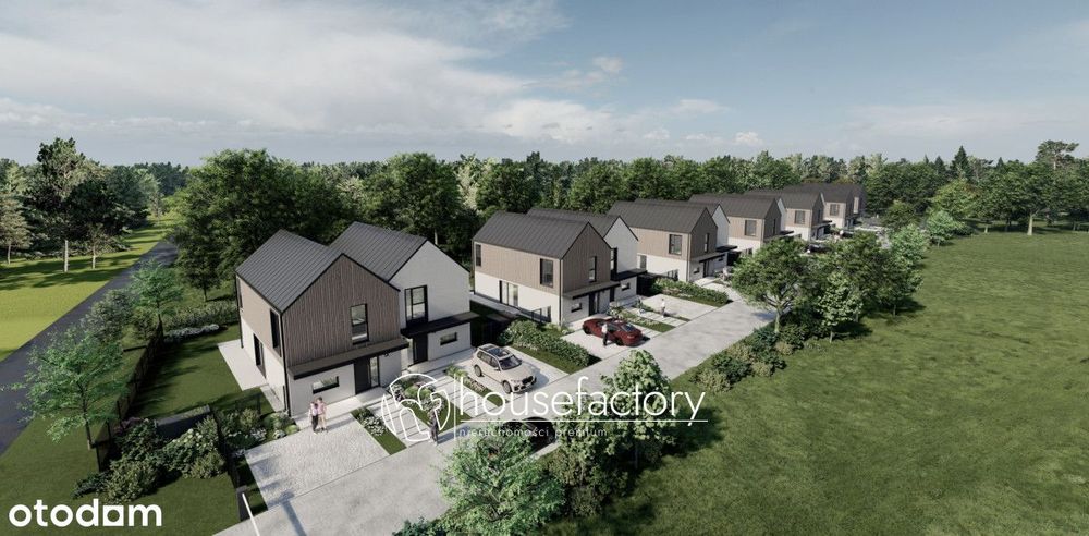 Nowoczesne domy w stanie deweloperskim – Pabianice