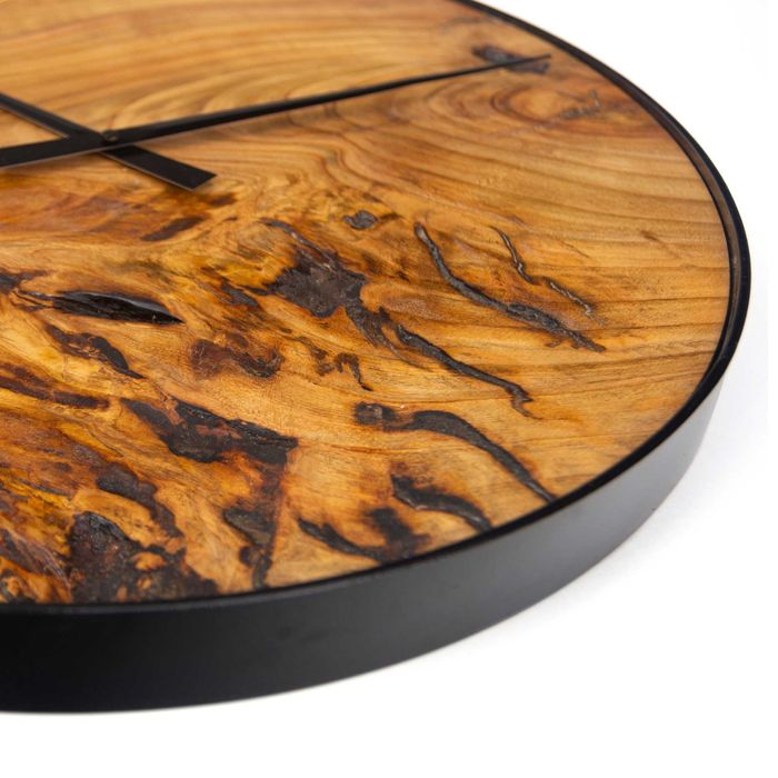 Zegar drewniany w stylu loft