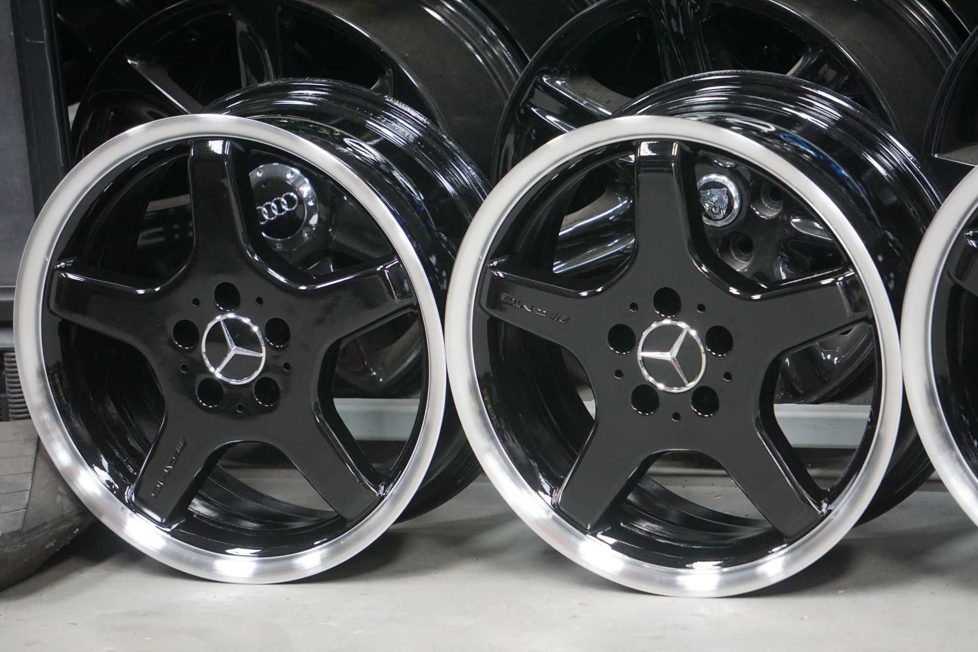 Alufelgi oryginał Mercedes AMG W211 8Jx18 et30 cb66,6 czarne, rant