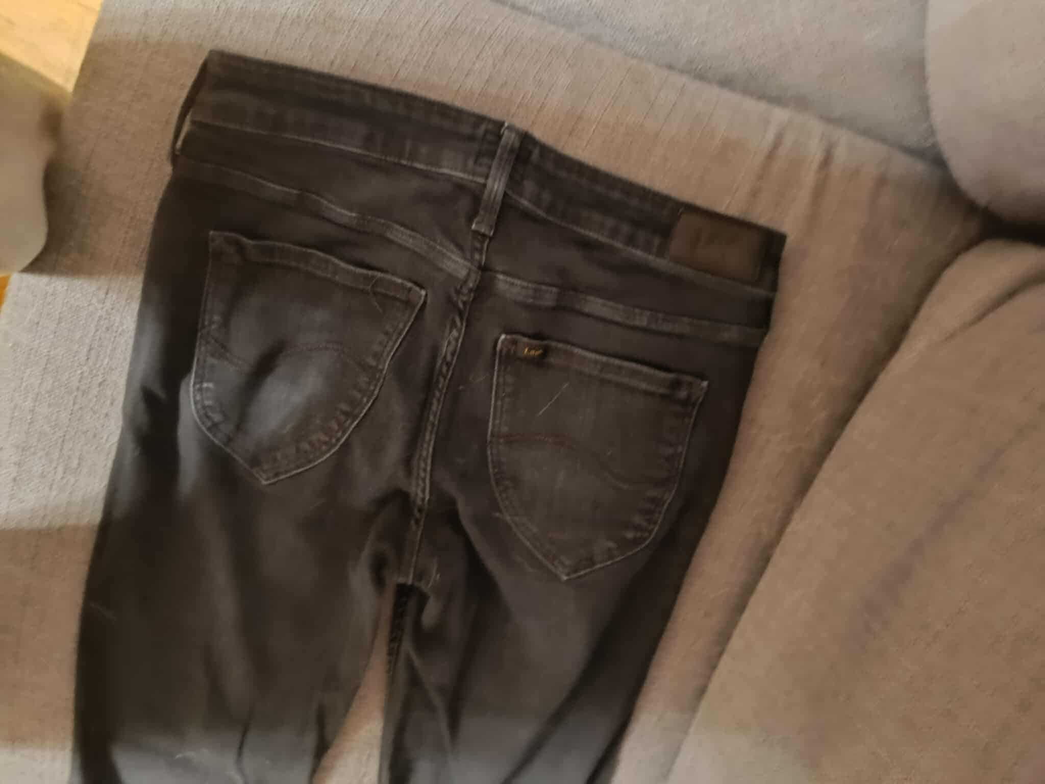Jeansy Mustang M, ciemnoniebieskie, używane, bardzo dobry stan