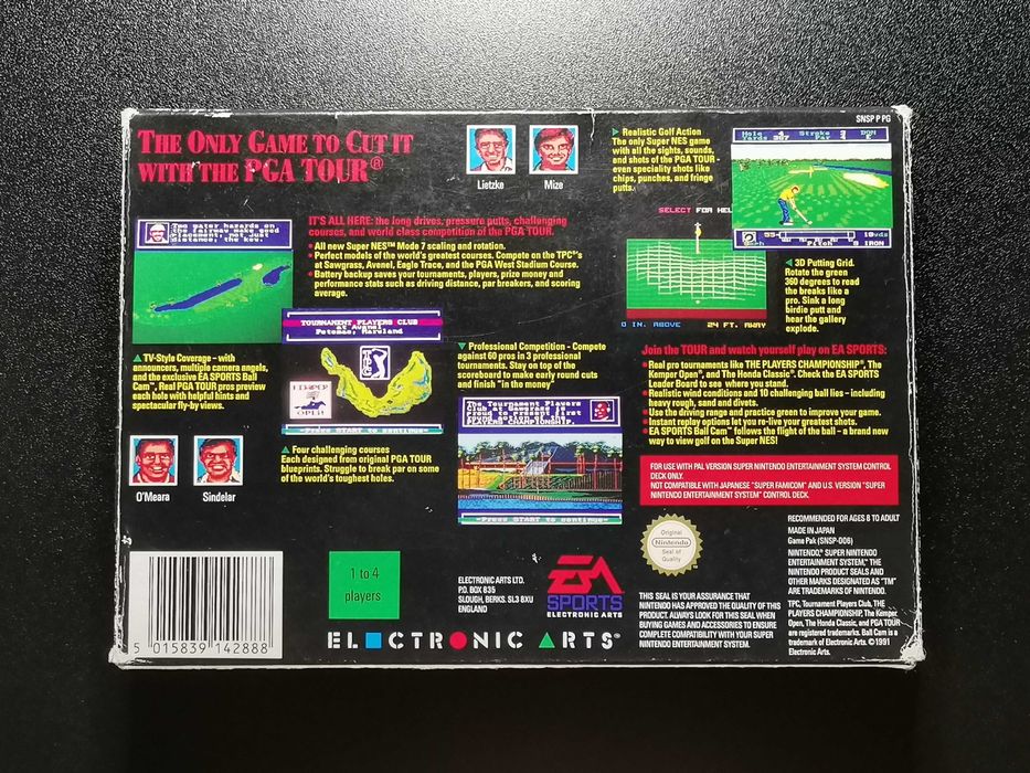 Super Nintendo PGA Tour Golf