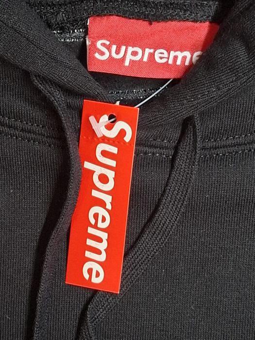 Худі / Худи / Supreme Black Big Logo