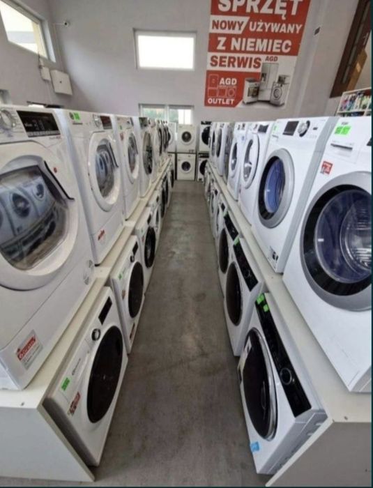 Nowe i używane pralki z 6/12/36 miesięczną gwarancją