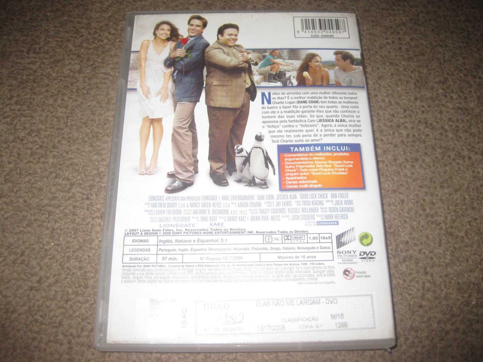 DVD "Elas Não Me Largam" com Jessica Alba