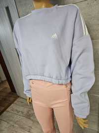 Bluza wrzosowa lila damska Adidas rozmiar XL