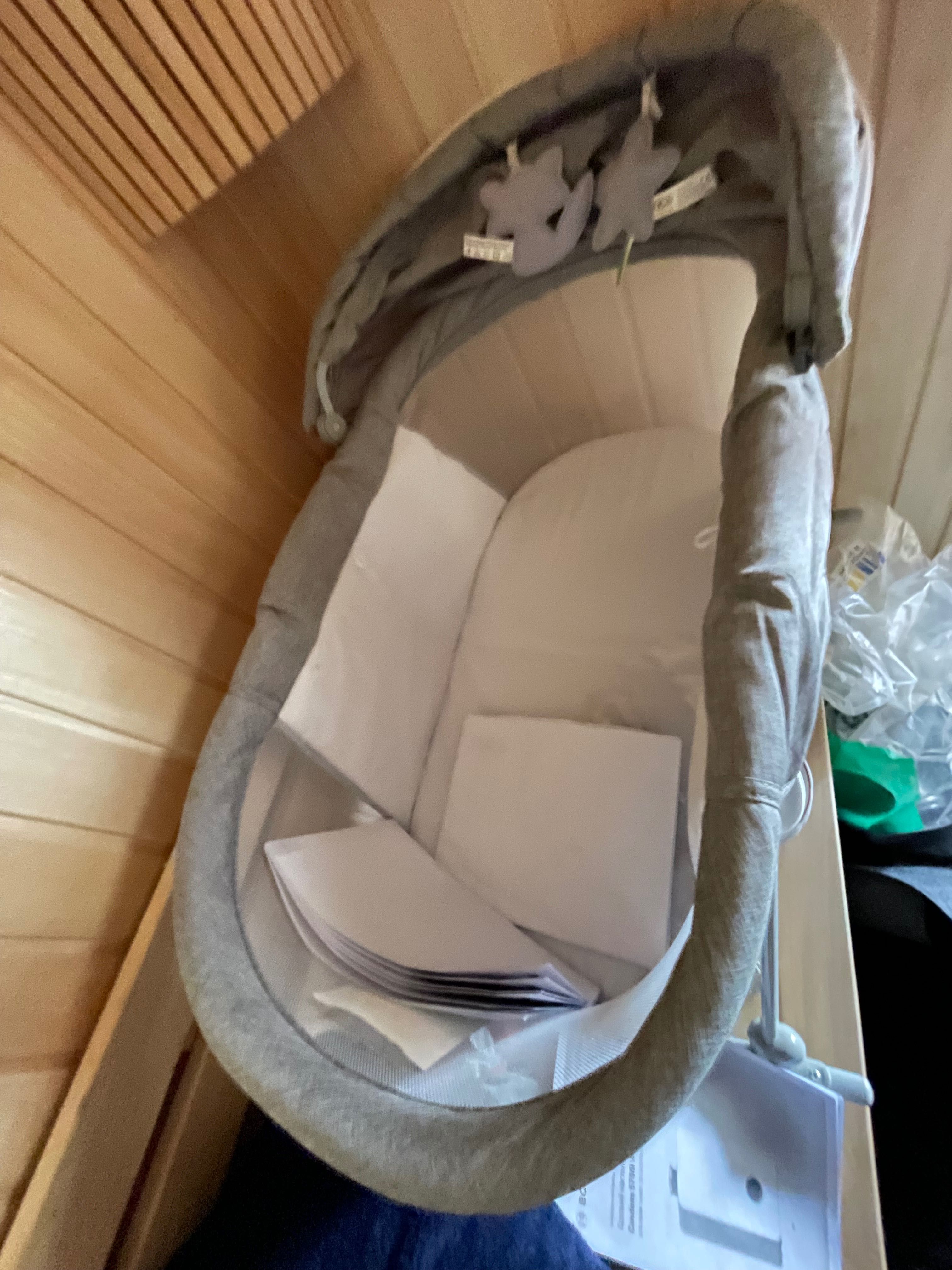 Люлька-гойдалка Kinderkraft Lovi Grey 3 в 1