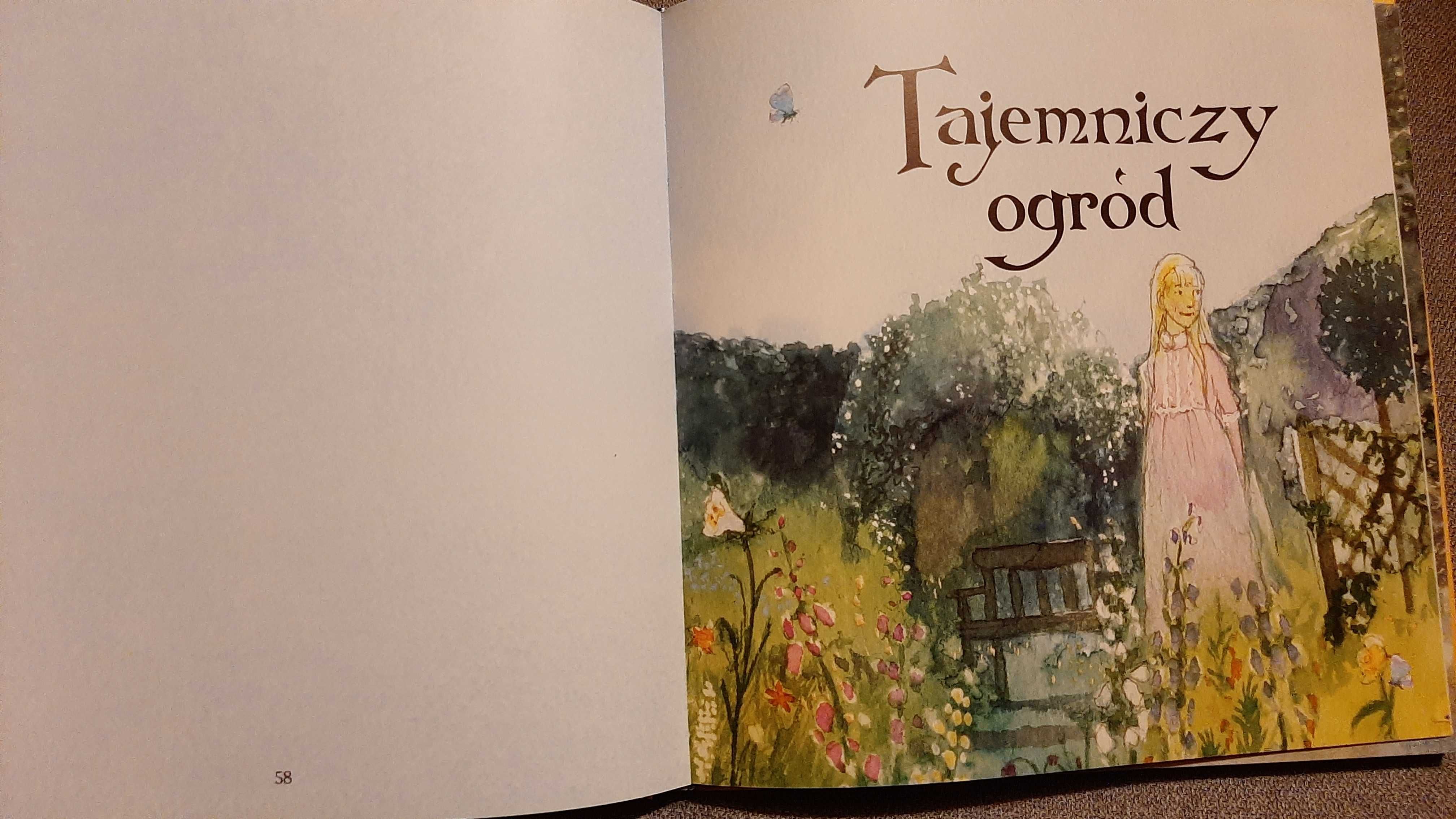 Klasyczne opowieści dla mały dzieci Czarnoksiężnik Oz Tajemniczy ogród
