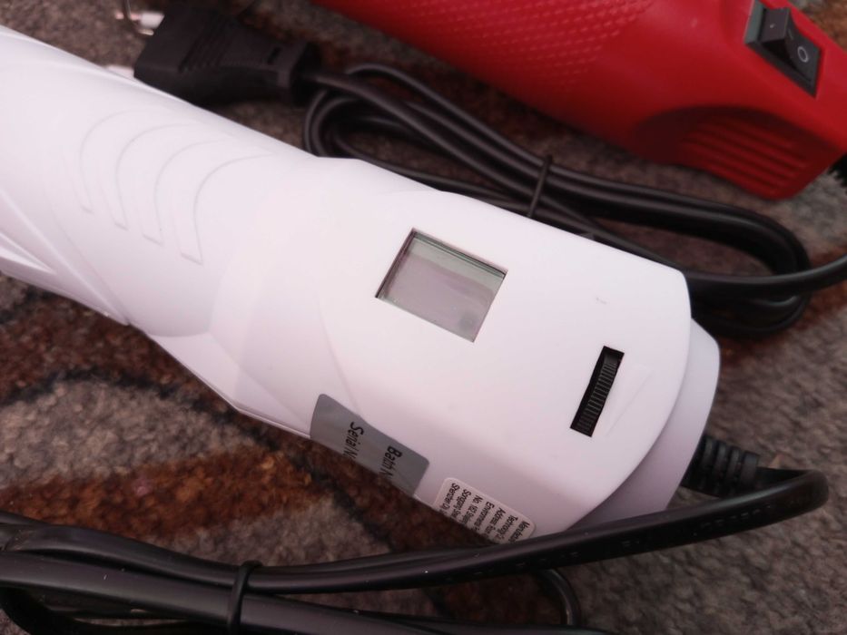 Термофен с экраном,регулятором температуры оборотов для пайки.Фен