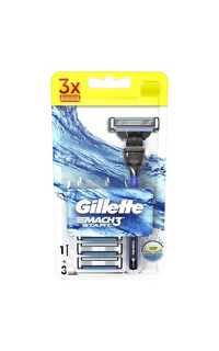 Бритва Gillette Mach3 Start 3 сменных картриджа 1 шт