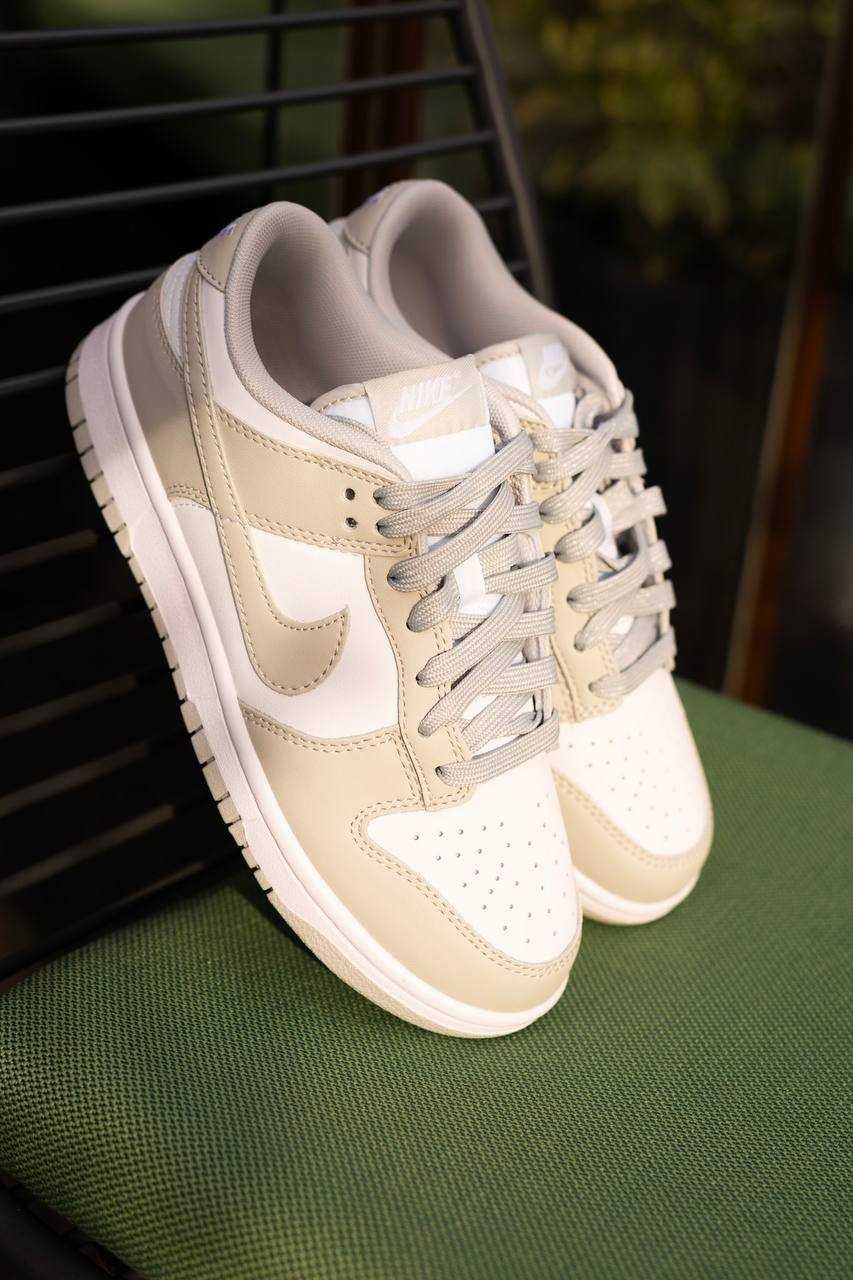 Жіночі кросівки Nike SB Dunk білий з сірим 00391 ШКІРА