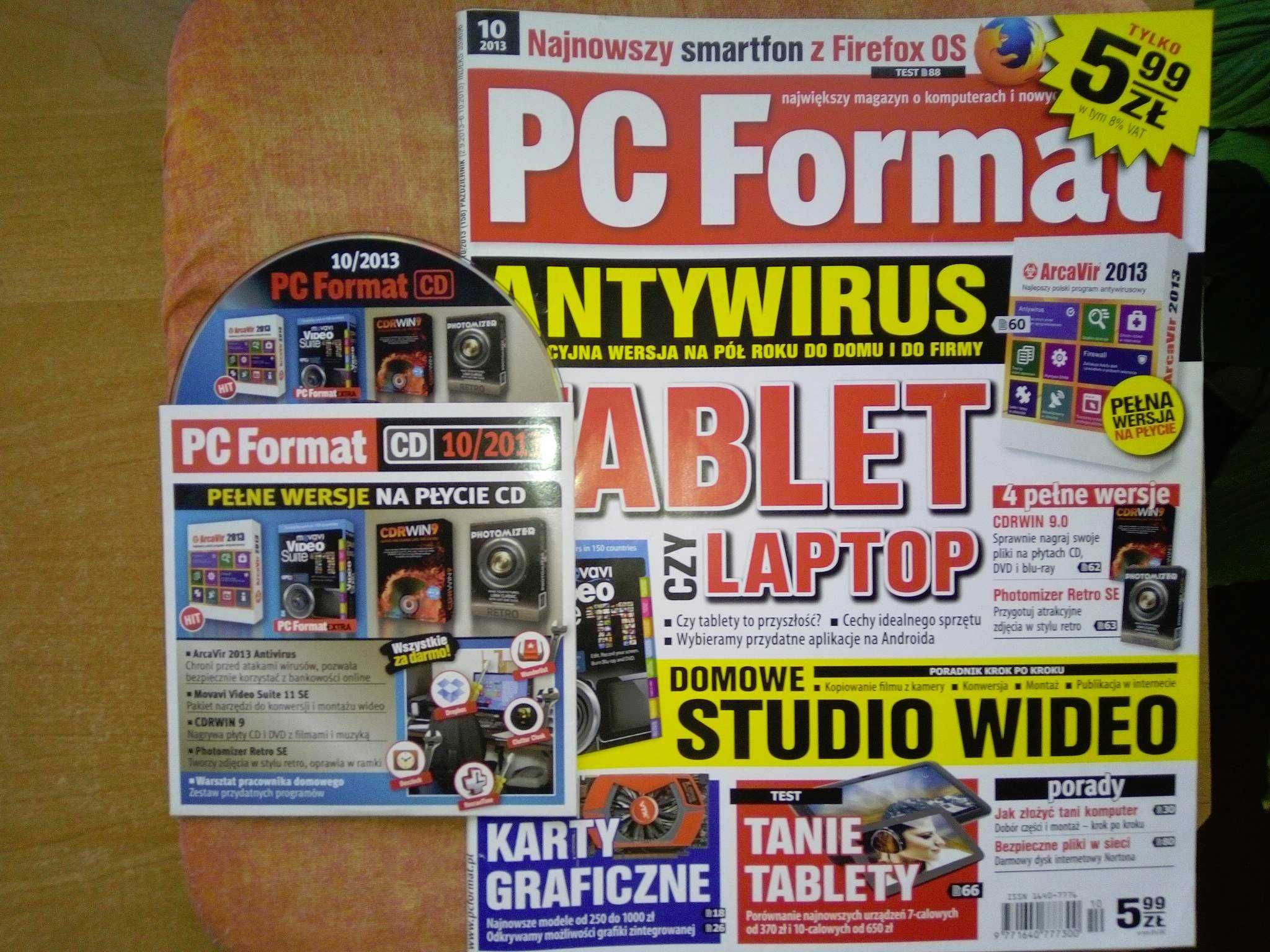 PC Format 10 2013 październik (158) Gazeta + płyta CD Czasopismo