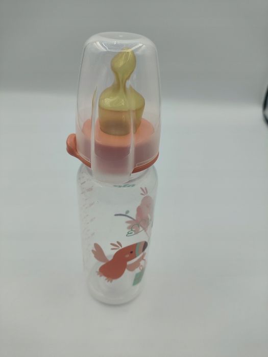 nip Butelka standard 250 ml, girl, 6m+, smoczek M latex