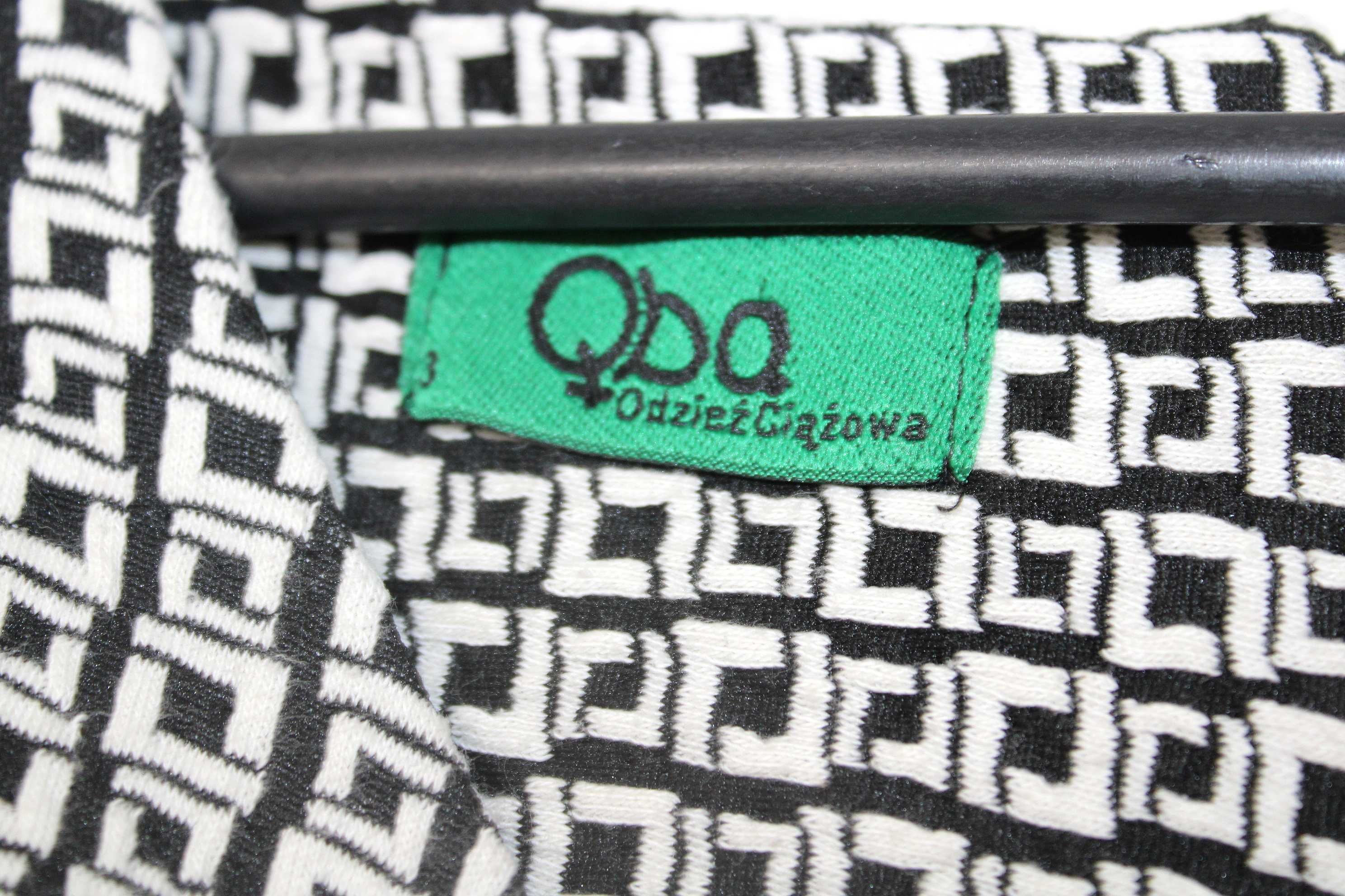 ODA Modna Wzorzysta Ciążowa Sukienka Midi 42/44 XL/XXL (u9)