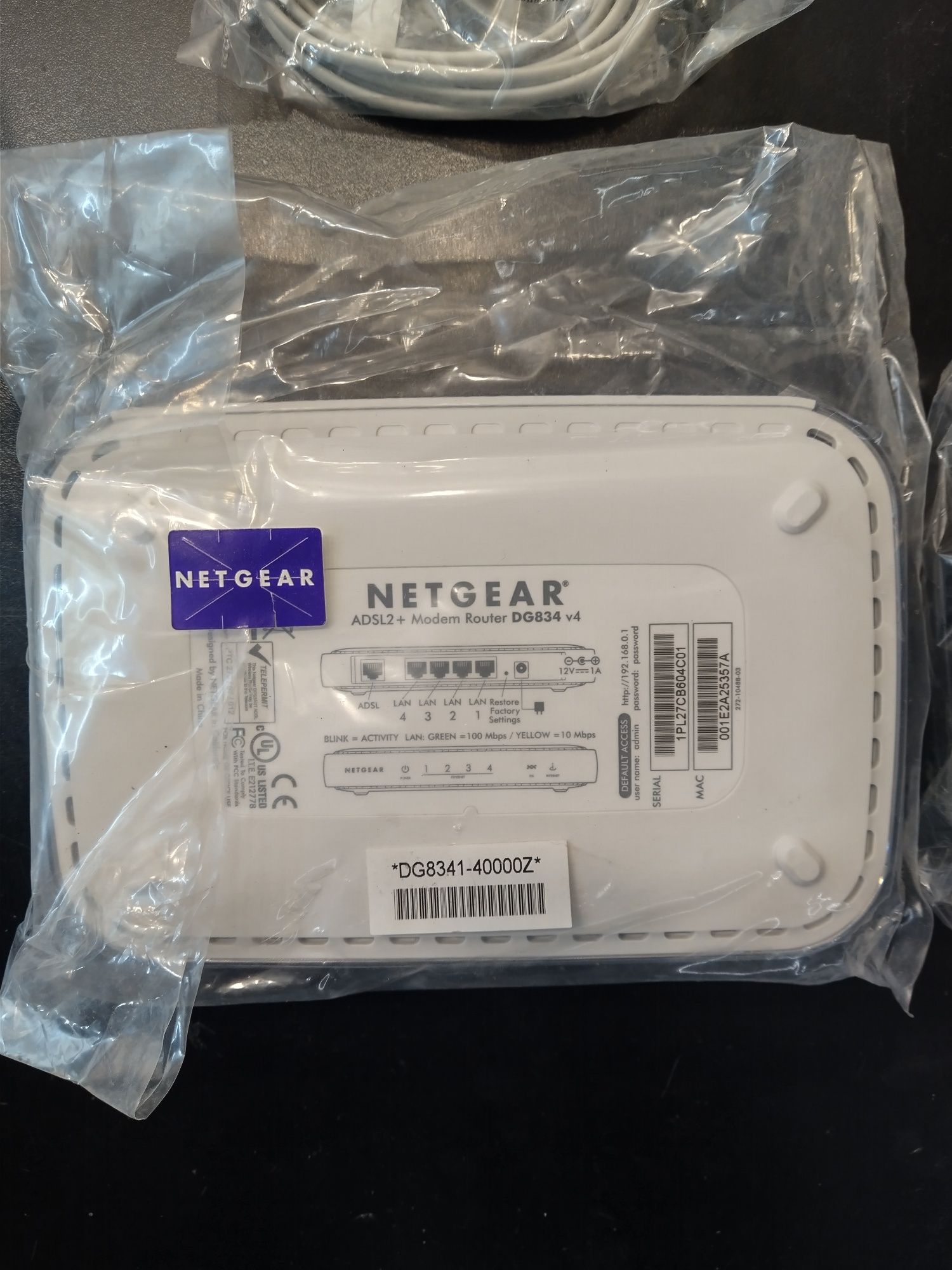 Router Netgear ADSL2+ DG834 v4