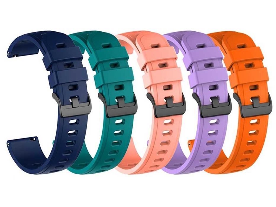 Силіконовий ремінець для смарт-годинника, 20 мм або 22 мм
