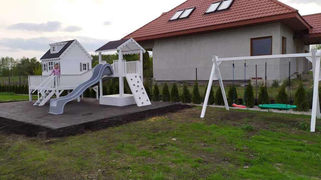 Domek na drzewie dla dzieci, plac zabaw do ogrodu Nikola