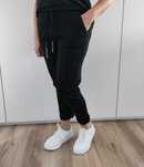 Spodnie damskie 2XL czarne gumka w pasie wiskoza