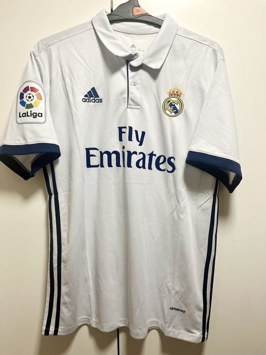 Koszulka Piłkarska Sergio Ramos 4 Real Madryt La Liga XL Retro Vintage