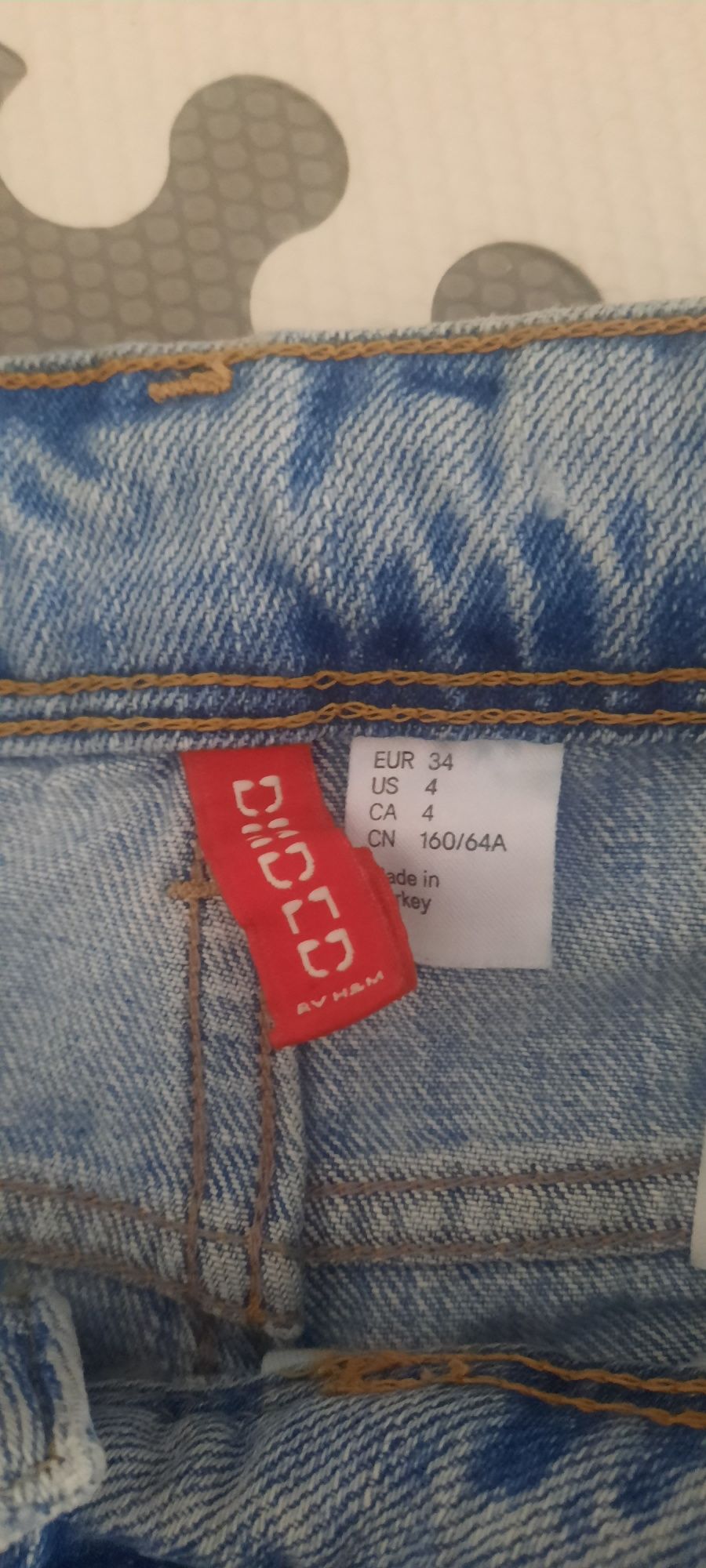 Szorty, krótkie spodenki jeansowe H&M