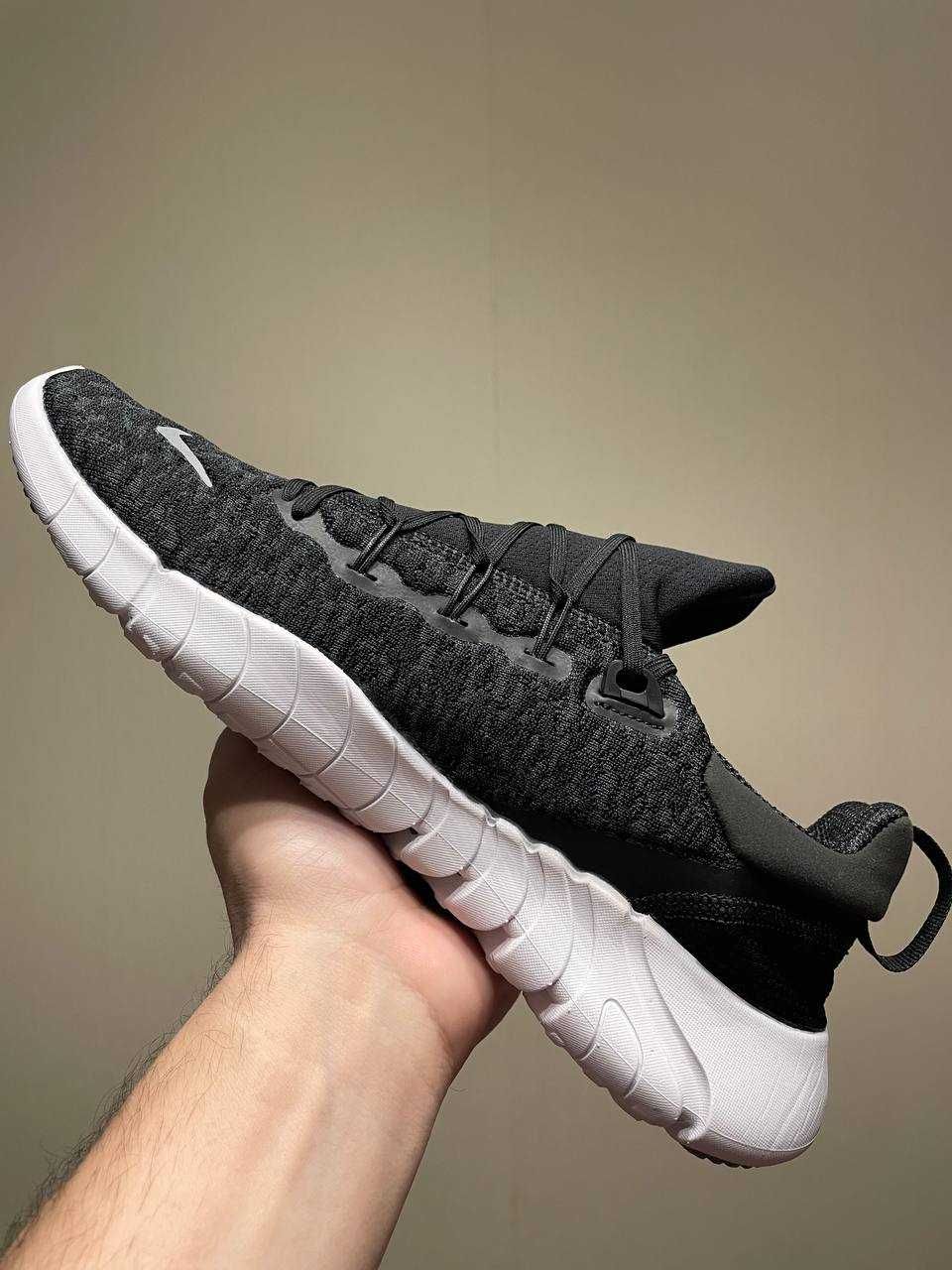 Кросівки Nike Free Run 5.0 Next Nature Black White premium
