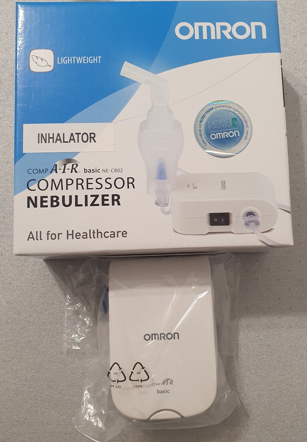 Inhalator Omron NE-C802 nowy