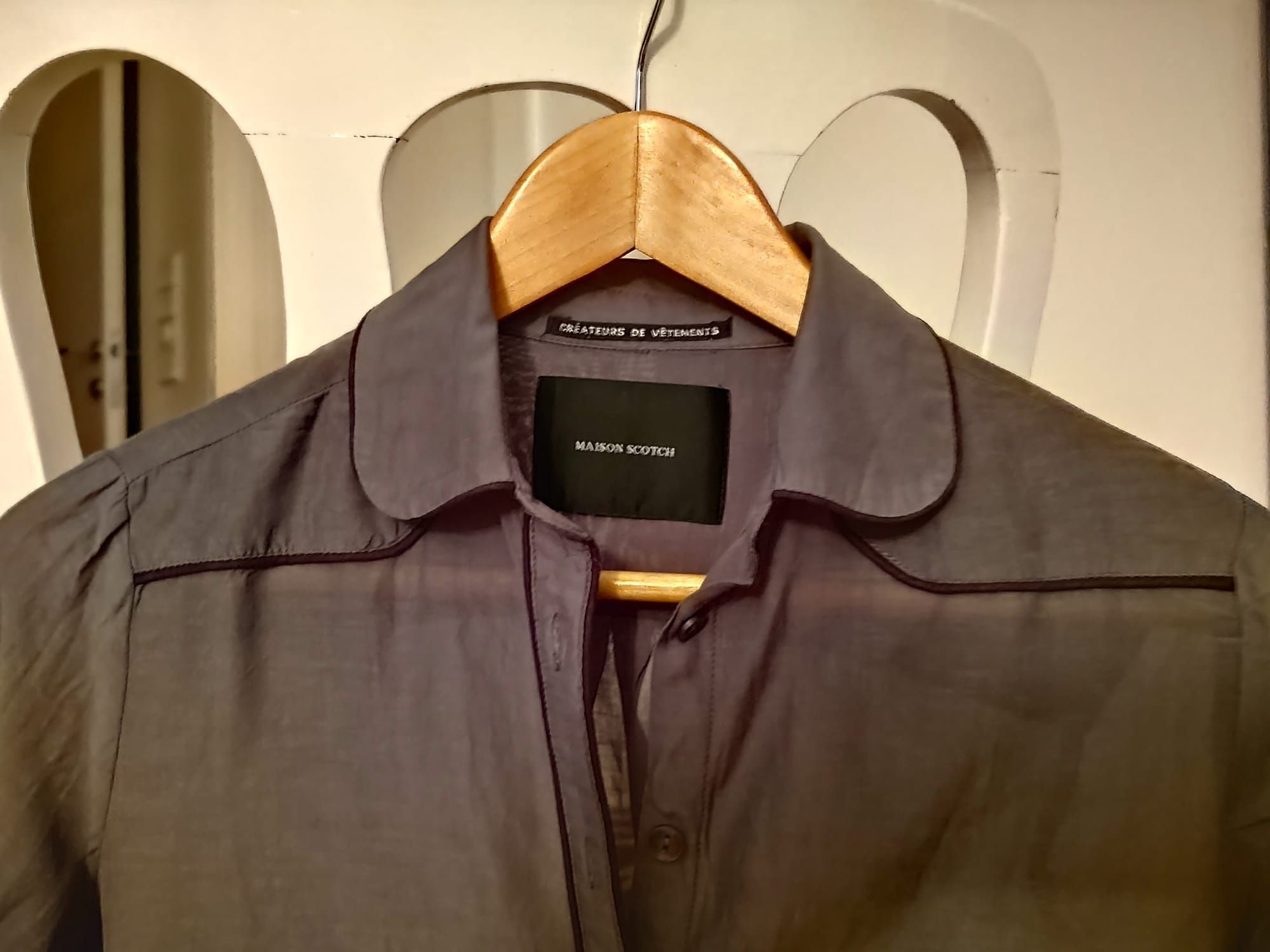 Bluzka koszulowa Maison Scotch