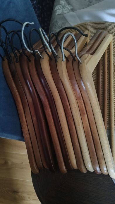 Wieszaki drewniane 12 szt.