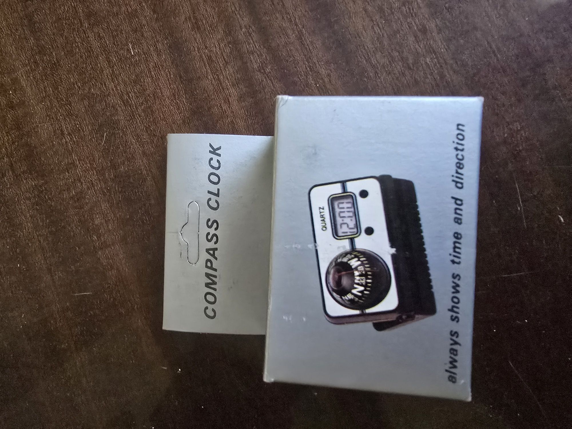 Nowy! Zegarek Cyfrowy z Kompasem "COMPASS CLOCK" - Retro Gadżet z Tajw