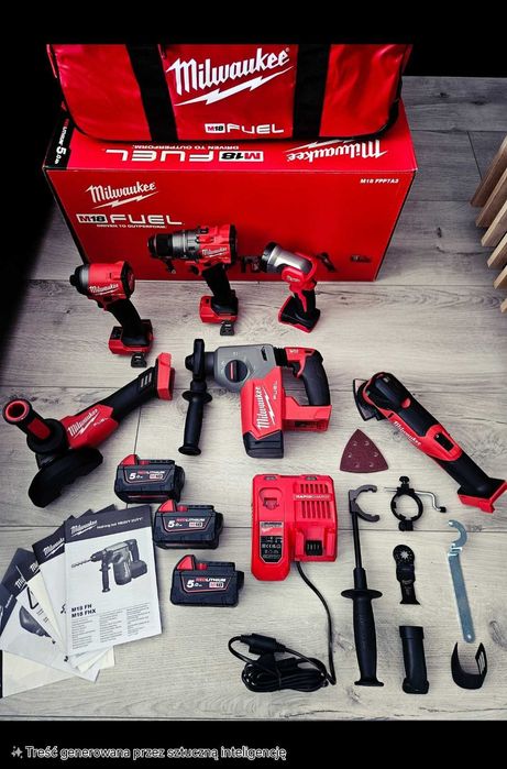 Zestaw elektronarzędzi Milwaukee M18
