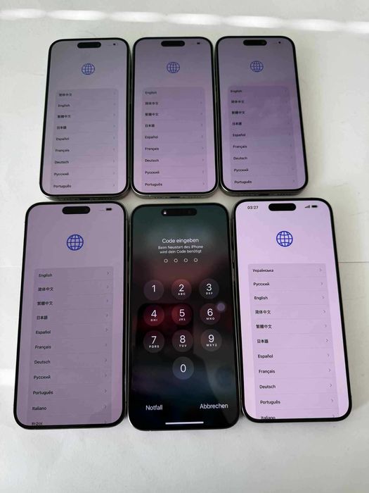 Європа Apple iPhone 15 Pro Max 256/512gb Pro 128/256gb Дисплей Екран