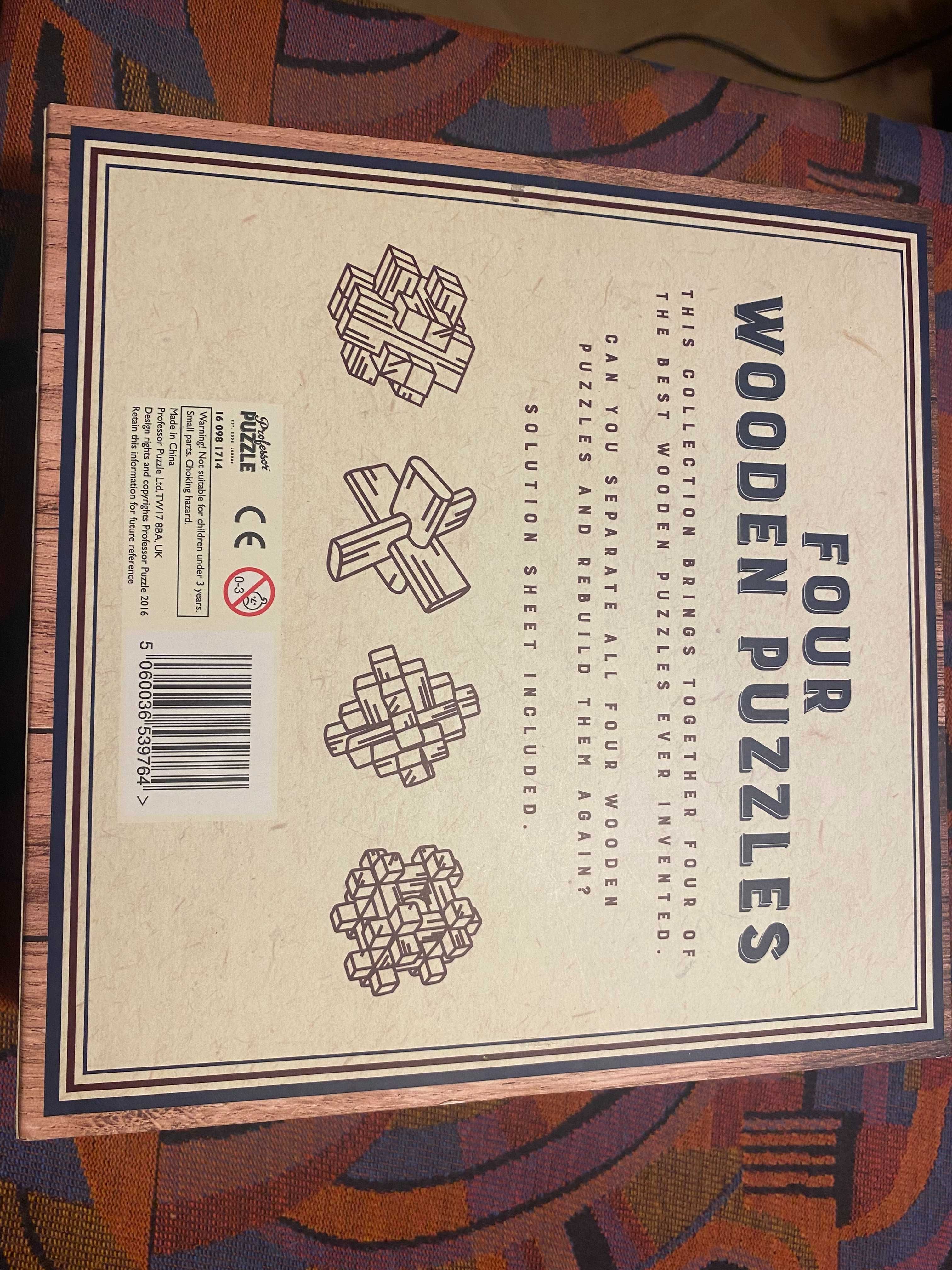 Gra, prezent drewniane puzzle układanka