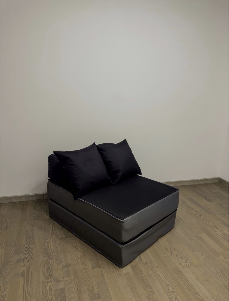 Безкаркасний диван з поролону, бескаркасный диван, пуф, мебель, кресло