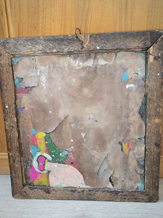 Matka Boska Obraz na szkle przedwojenny Huculski Zakopane ?